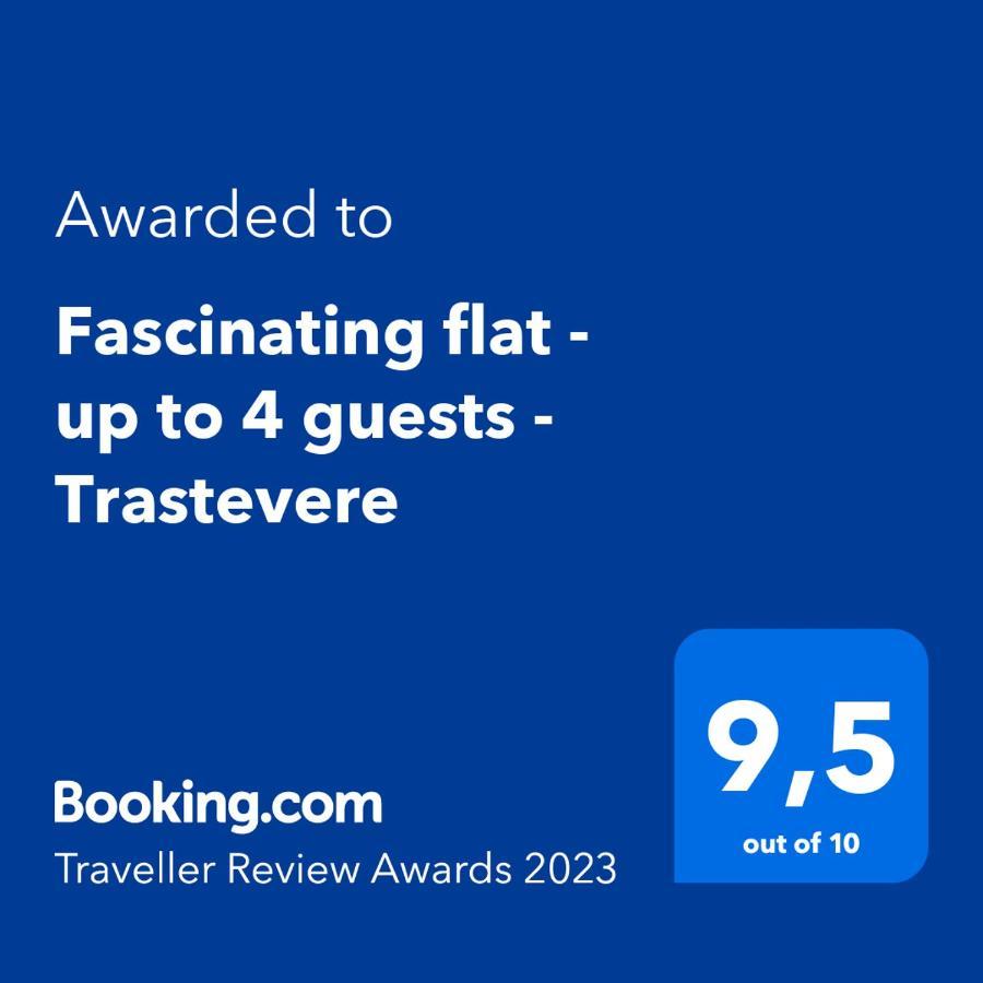 Fascinating Flat - Up To 4 Guests - Trastevere Rome Extérieur photo